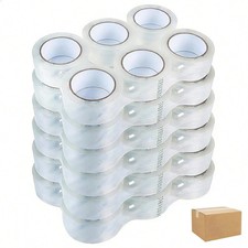 36 Rolls Shipping Packaging Box Packing Sealing Tape 2 mil 2" x 110 Yard 330FT