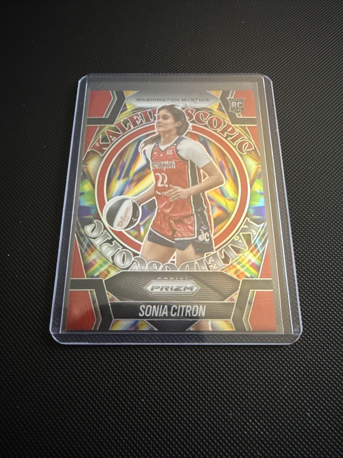 Sonia Citron Rookie RC 2025 Panini Prizm WNBA Kaleidoscope Red Prizm /99 Mystics