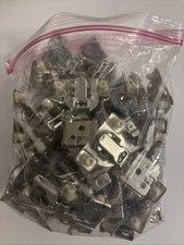 DecoBasics 50 Pack Soft Close Cabinet Hinges - 1/2" Overlay for Kitchen Cabinets