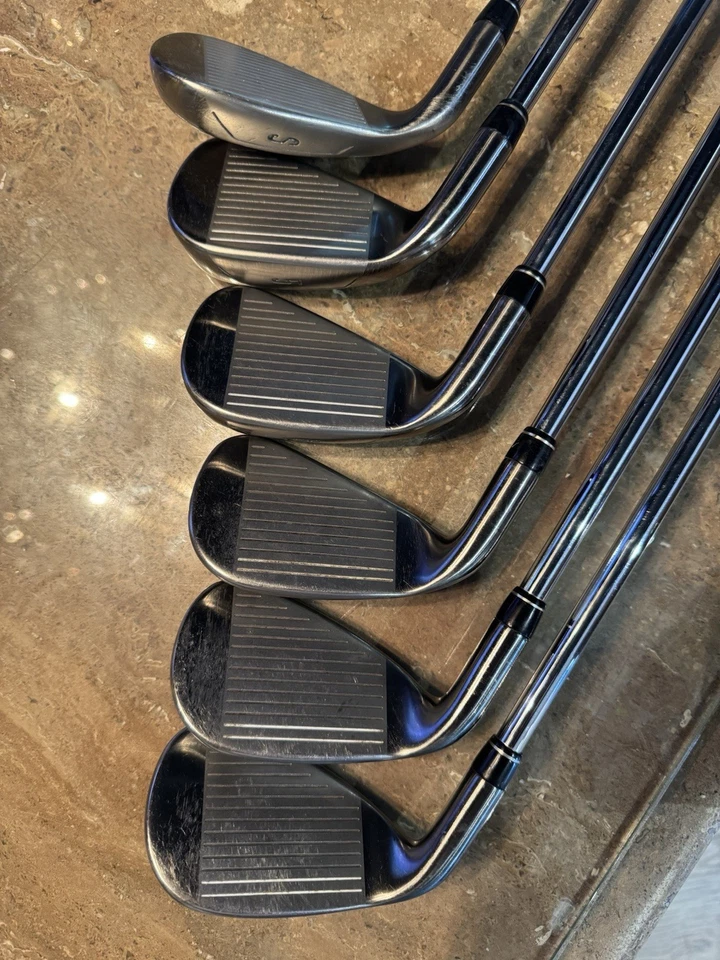 Callaway Big Bertha 2017 OS iron Set (5,6,7,8,9,and SW) Speedstep 80R shafts VGC - Image 2 of 4