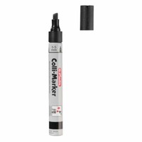 Colli-Marker Schwarz 1-5Mm Keilspitze Permanentmarker 10Er Pack