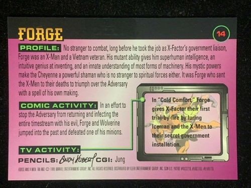 1995 Fleer Ultra X-Men Chrom Wählen Sie die Karte, um Ihr Set zu beenden - Bild 11 von 179