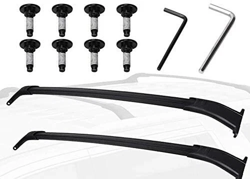 2Pcs Roof Rail Rack Cross Bars Crossbars Fits for 2015-2020 Chevrolet Suburban - Image 4 of 4