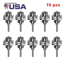 10pcs US Dental Cartridge Turbine Rotor Fit LED E-generator High Speed Handpiece