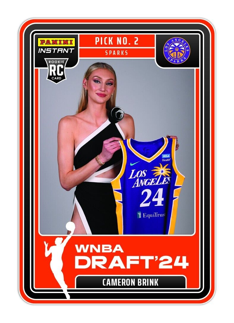 2024 Panini Instant Cameron Brink #2 Pick WNBA Draft LA Sparks Pre Sale 🔥
