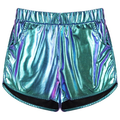 Pantaloncini donna elasticizzati slip sexy ragazzo scintillanti hot pants mutande rave - Foto 58 di 67