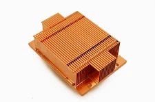 3.5 x 2.5 x 0.9 Inch Pure Copper Heat Transfer 0.9 LBS Heatsink,4 Mounting Holes