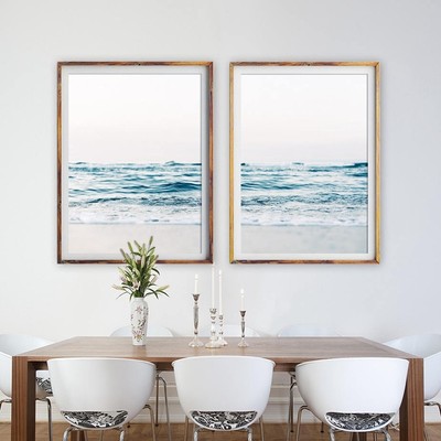 Coastal Decor Beach Sea Picture Ocean Waves Canvas Prints Wall Art Photography Ebay