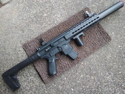 Sig Sauer SIG MCX ASP Air Rifle .177 Cal Co2 Powered 30rd - Black