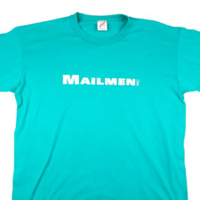Vintage Mailmen Inc T Shirt Mens Size XL 80s New York Made In USA