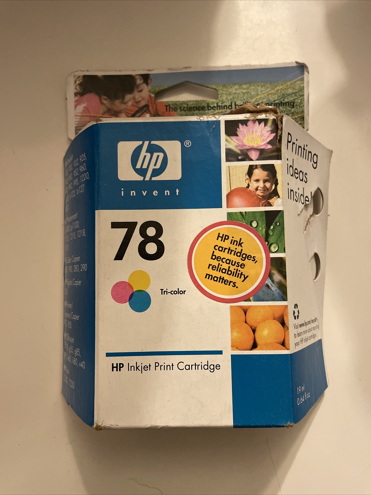 HP 78 Tri-Color Original Ink Cartridge (C6578DN) for sale online | eBay
