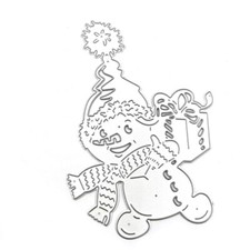 Christmas Kids Metal Cutting Dies Stencil Scrapbook Album Paper Card Template