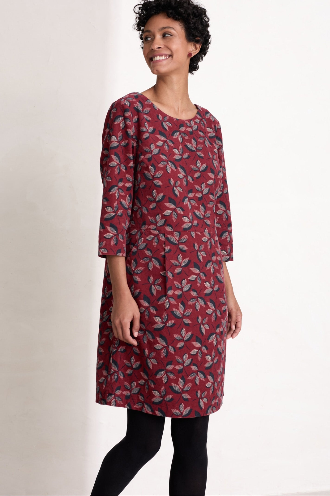 Seasalt Women's Dress red High Key Needlecord Dress Regular