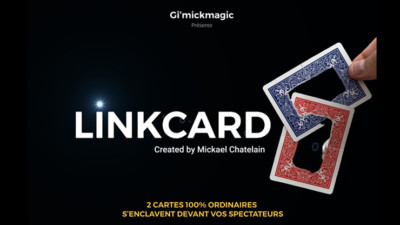 LinkCard RED by Mickaël Chatelain Magic Trick Card Close Up Street