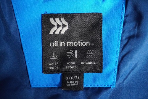 Boys S 6/7 Snow Sport Jacket 3M Thinsulate Insulation All in Motion Blue - Picture 13 of 16