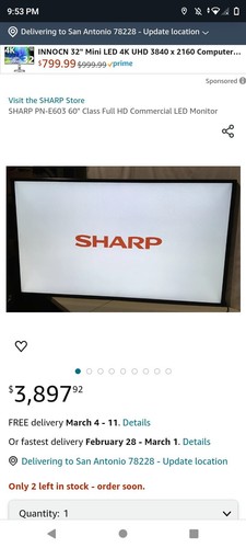 Sharp PN-R603 60