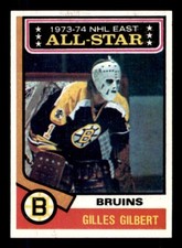 1974 Topps Hockey #132 Gilles Gilbert (All-Star) NM/MT *d2