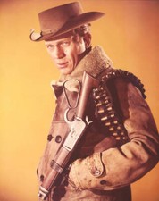 Steve McQueen as Josh Randall in the TV western series Wanted Dead- Old Photo