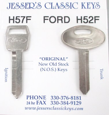 Find Jaguar, Mercur, Ford, Taylor X86 Key Blanks (2) , New, Uncut. Free Shipping In Queensbury - Foto 2