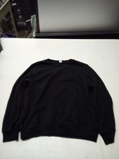 womens black sweatshirt size medium midweight outdoor casual