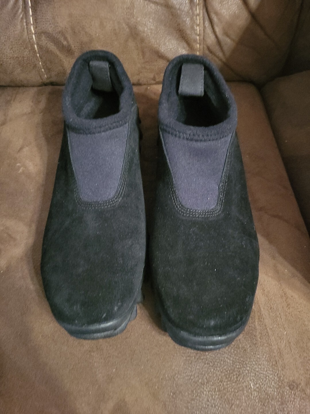 Scarpe da trail Salomon Contagrip CX slip on nere taglia 12 uomo R10500 scamosciate vintage