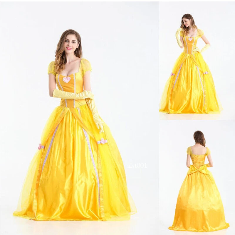 成人女式公主角色扮演服装球服花式礼服派对连衣裙女士 — 第 3/4 张图片