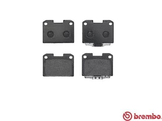 Rear Brake Pad Set BREMBO P54048 for Mitsubishi GTO 1989-2000, 3000 GT 1990-1999