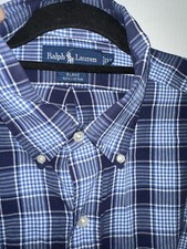 Polo Ralph Lauren Blake Plaid Long Sleeve Button Down Mens XL 100 Cotton