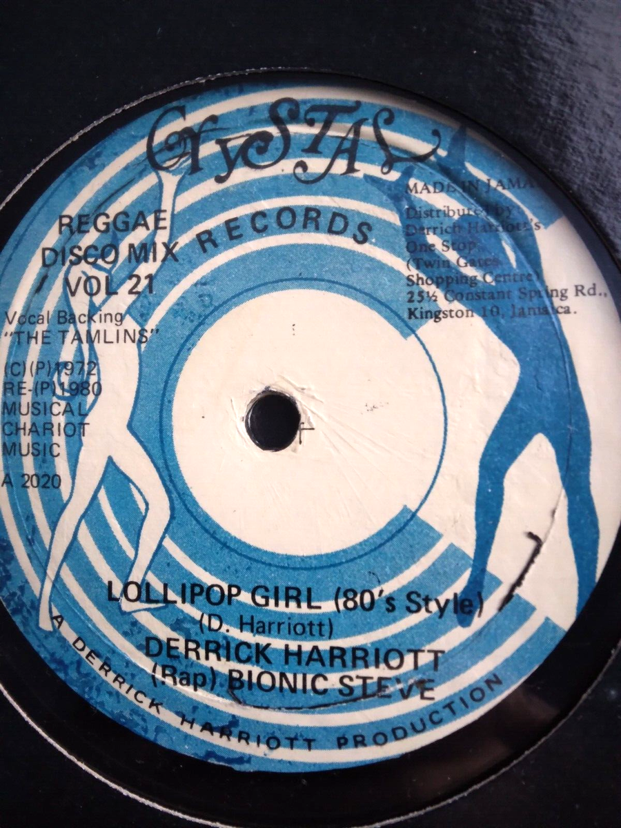 Derrick Harriott – LOLLIPOP GIRL 7インチ Derrick Harriott