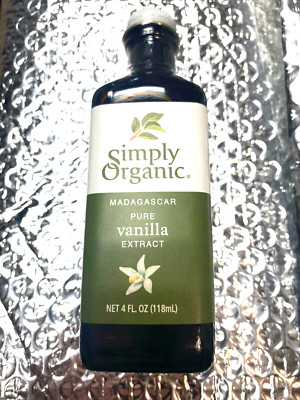 Simply Organic Madagascar Pure Vanilla Extract, 4 fl oz -BB 7.2026