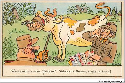 CAR-ABLP6-0463-HUMOR - observer my general see without being seen says th