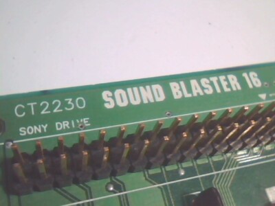 Creative Labs SoundBlaster 16 CT2230 PNP 16-bit ISA Sound Card