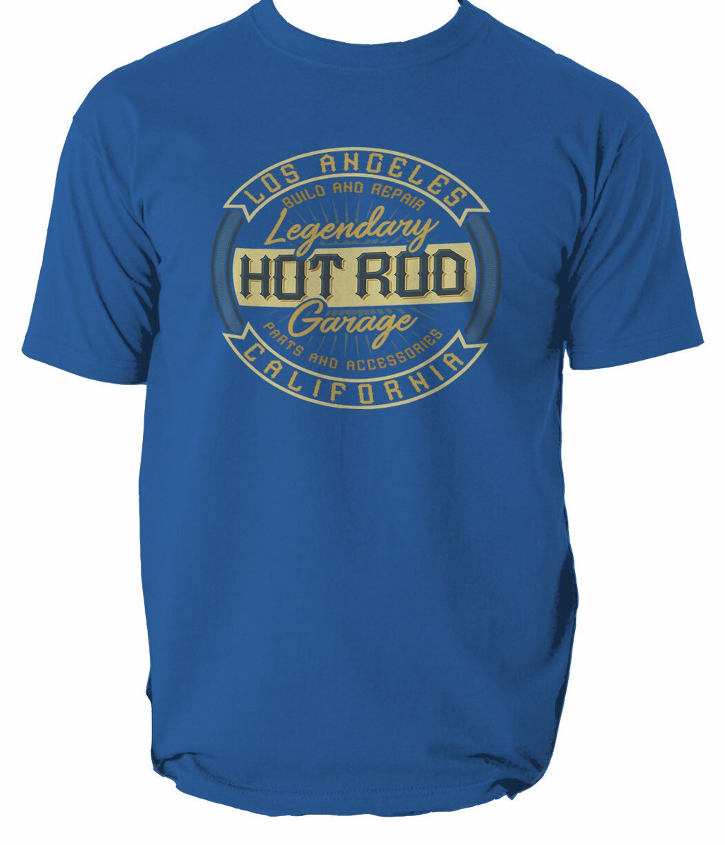 T-shirt Uomo Manica Lunga Rat Hot Rod – Personalizzata Garage Rockabilly – *1177 LS