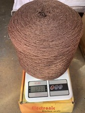 blend with 90 wool 10 alpaca yarn cone in brown AA