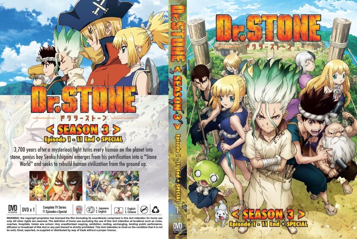 Watch the latest Dr. Stone Episode 3 online with English subtitle for