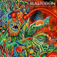 MASTODON Once More Round the Sun BANNER HUGE 4X4 Ft Fabric Poster Tapestry Flag