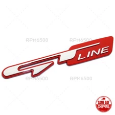 3D Car Red GT Line Logo Emblem Badge Rear Trunk Lid Fits KIA Optima Sport