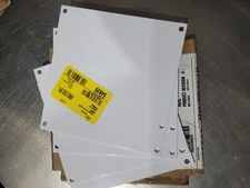 NVENT HOFFMAN PACK OF 4 A8P8 White 14G Steel Panel Cover for Junction Box 54820