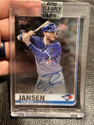 2019 Topps Clearly Authentic Auto Black /75 Danny Jansen #CAA-DJ