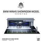 Diorama 1/64 Diecast Car Garage Model LED City Street Building Scene Model Gifts