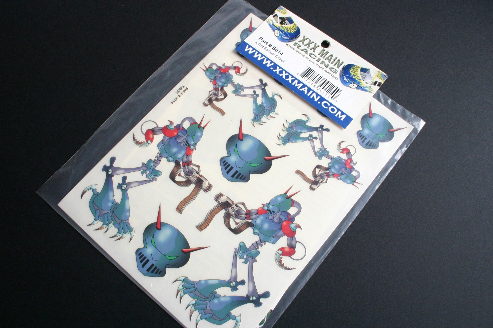 XXX Main X-Bot Sticker / Decal Sheet - S014