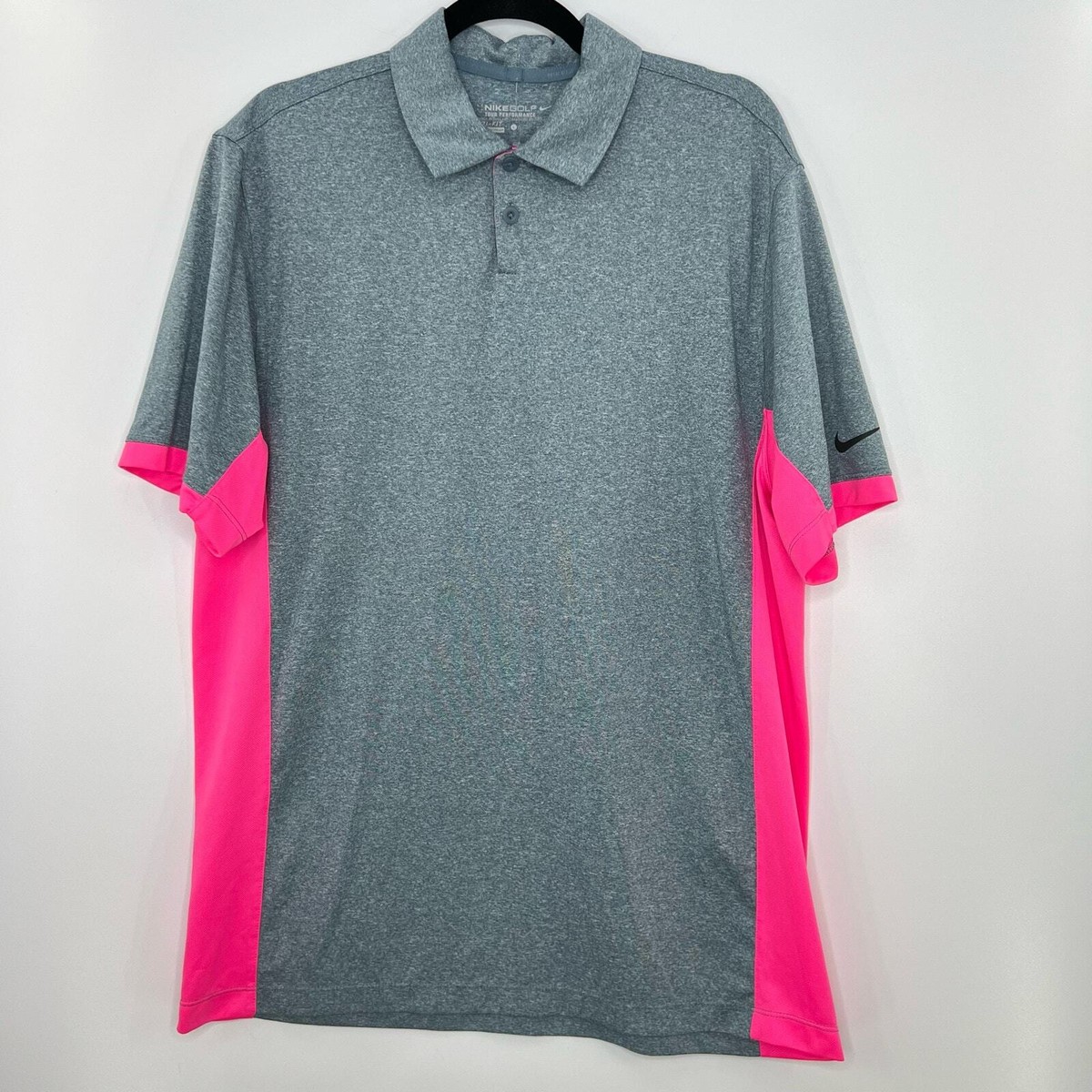 nike hot pink golf shirt