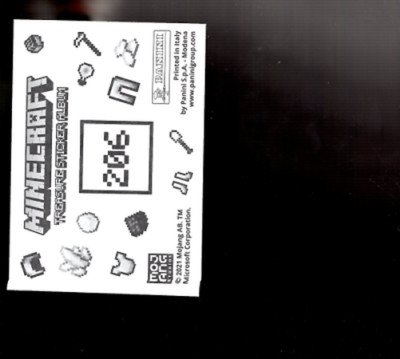 B1507- 2021 Minecraft Treasure Album Karten 201-256 -du Pick- 15 + Gratis US