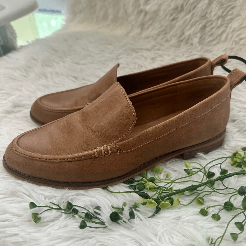 Лоферы Lucky Brand Erlasida из коньячной кожи верхний размер 8 М / 39 ЕС - Изображение 3 из 4