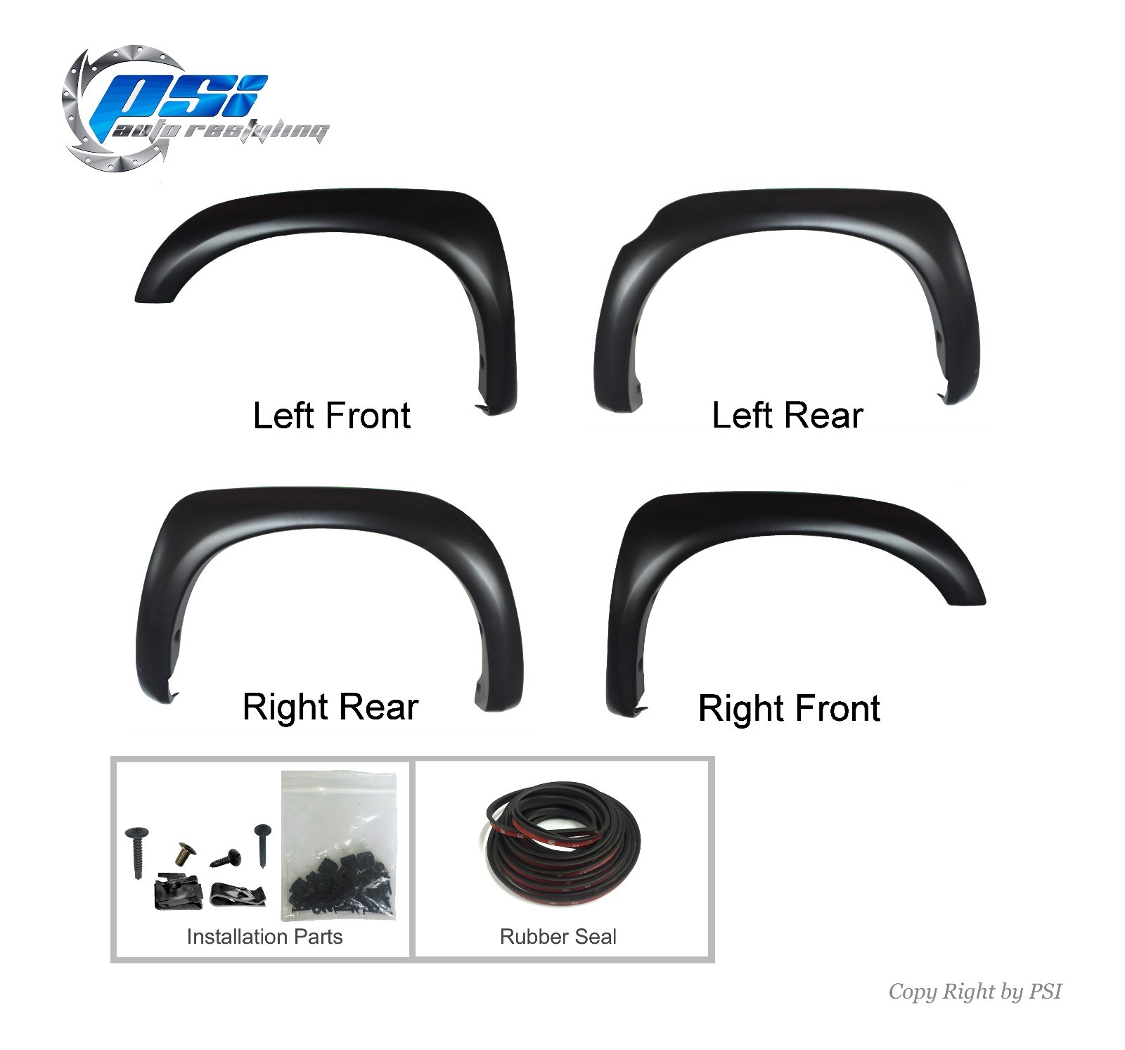 Купить Black Paintable OE Style Fender Flares Toyota Tundra на Аукцион