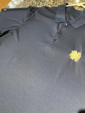 Antigua Notre Dame Fighting Irish Short Sleeve Blue Golf Polo Shirt Size 2XL