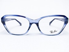 NEW Ray Ban RB5341F 5572 Womens Transparent Blue Modern Eyeglasses Frames 55/17