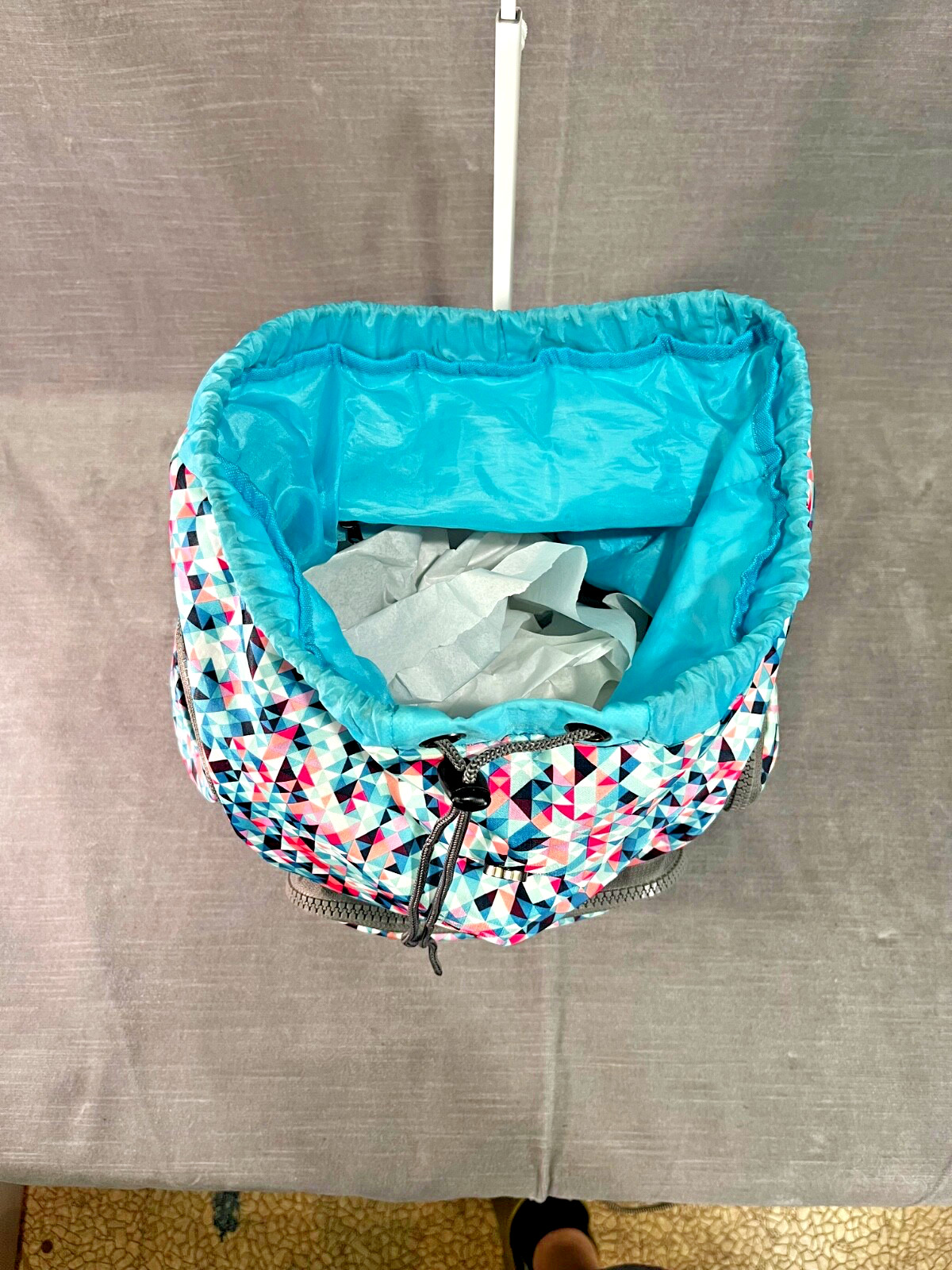 Daypack Geometric Print Lightweight Backpack-No L… - image 5