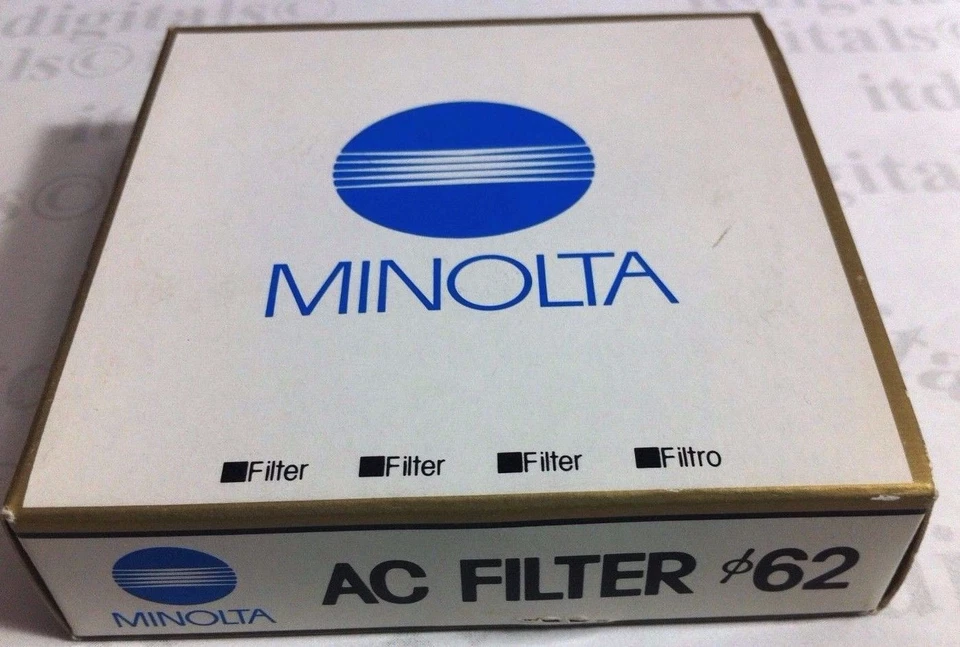Genuine Minolta 62mm B12 Blue Color Lens Glass Filter Japan Origianl 62 mm 80B - Image 2 of 4