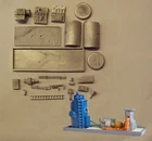 P&D Marsh N Gauge N Scale M39 Water treatment additives plant kit requires paint